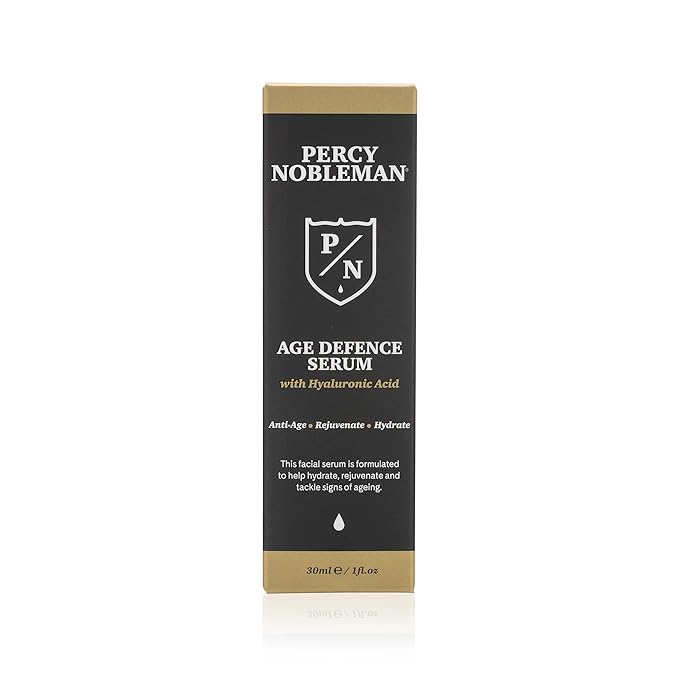 Age Defence Serum with Hyaluronic Acid, a face serum with a vitamin-rich formula to help tackle signs of ageing, 30ml