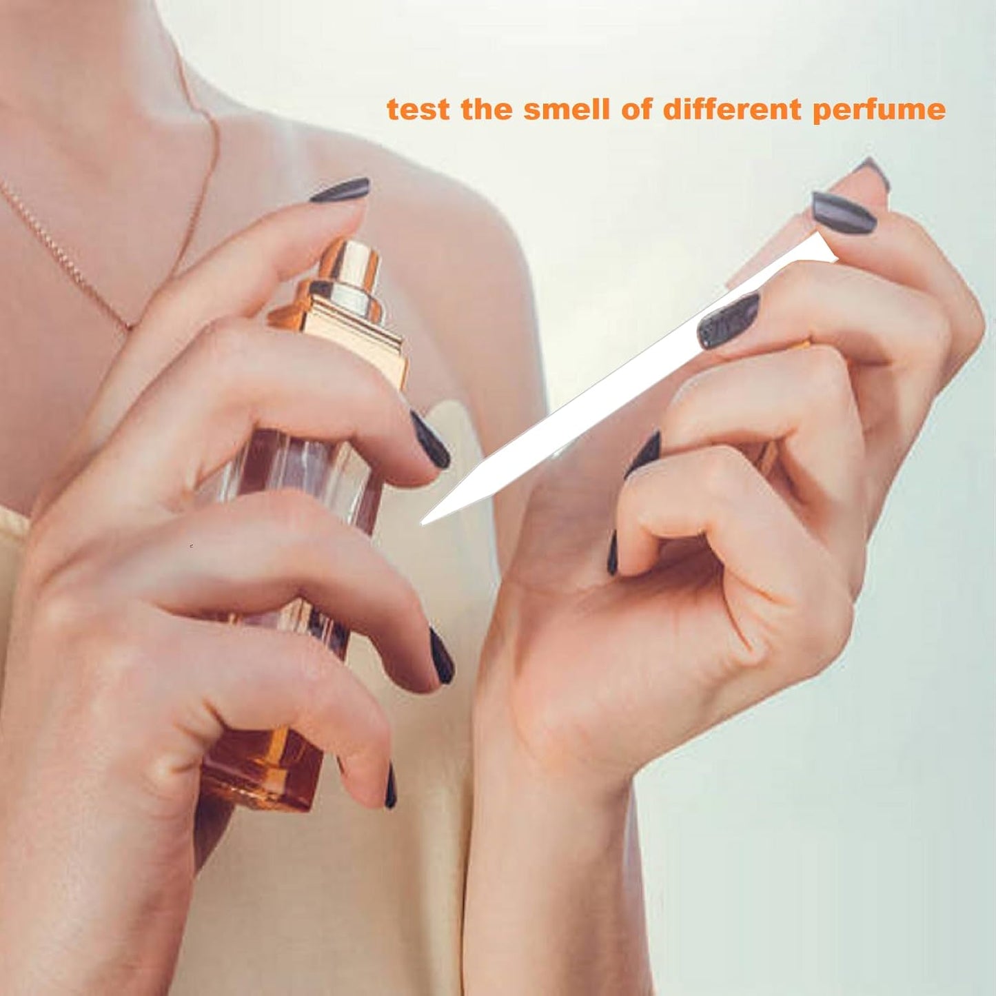 2200 Pieces Perfume Test Strips White Perfume Paper Strips Disposable Fragrance Tester Strips Perfume Blotter Essential Oils Paper Test Strips for Perfume Fragrances Scents Testing