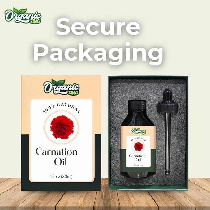 Carnation (Dianthus Caryophyllus) Oil | Pure & Natural Essential Oil for Skincare, Aroma & Diffuser - 30ml/1.01fl oz