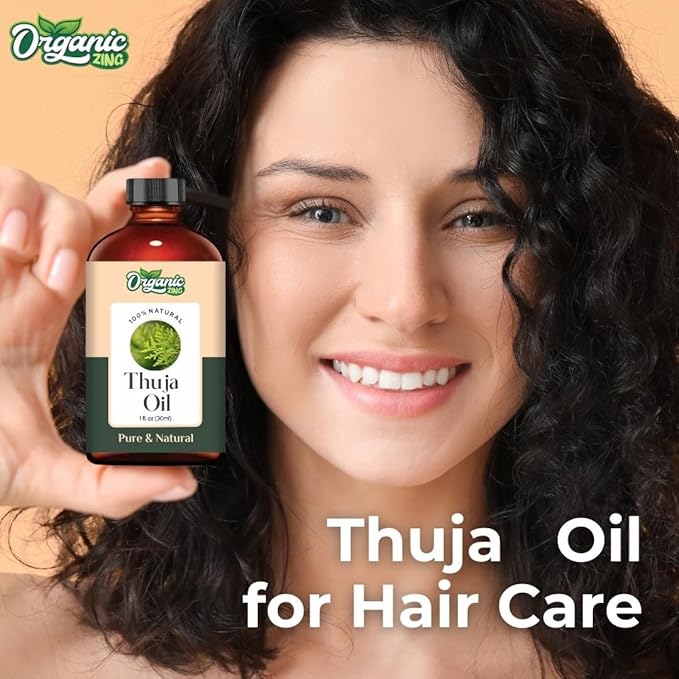 Thuja (Thuja occidentalis L.) Essential Oil Pure & Natural for Skin, Face, Hair Care, Aromatherapy, Diffuser, Conditioner- 30ml/1.01fl oz