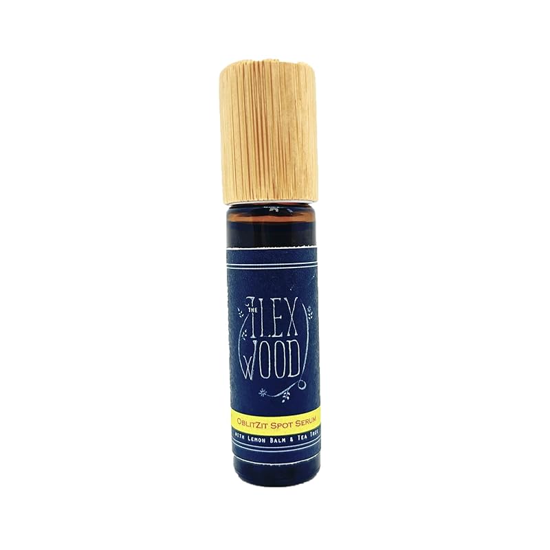 The Ilex Wood - Oblitzit - Spot Treatment Serum with Tea Tree and Lemon Balm, Natural Vegan Formula - 10ml (0.34 fl oz)