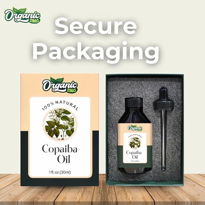 Copaiba (Copaifera officinalis) Oil | Pure & Natural Essential Oil for Skincare, Aroma and Diffusers- 30ml/1.01fl oz
