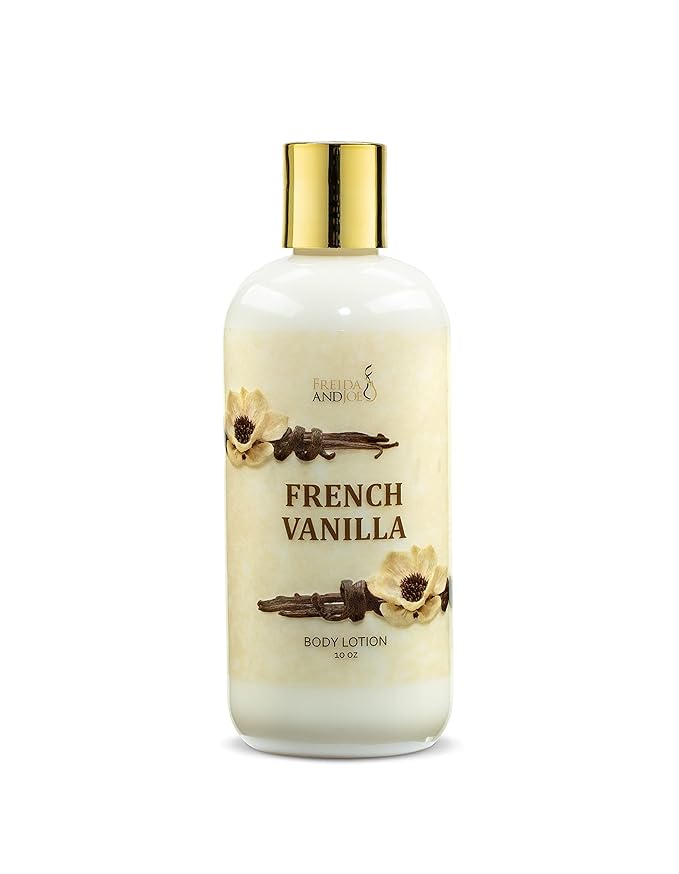 Home Spa Gift 10oz Deep Moisturizing Fragrance Body Lotion & 8 oz. Fine Fragrance Body Mist Set Luxury Self-Care Combo for Women and Girls (French Vanilla) Mother’s Day Gift for Mom