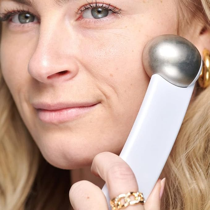 StackedSkincare Ice Roller, Professional Face Sculpting Tool to Reduce Puffiness, Calm Redness and Inflammation, Lift & Sculpt Facial Contours