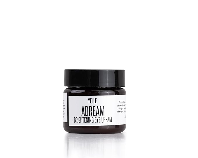 Yelle. Skincare | A-Dream Brightening Eye Cream Plant-Based Eye-Cream Use To Smooth, Brighten, and Improve The Elasticity Around The Eyes | 1oz