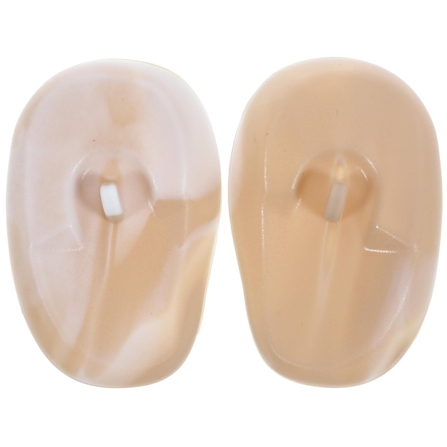 FRCOLOR Waterproof Silicone Hair Dye Ear Covers Durable Ear Protection Caps for Hair Coloring Perm and Bathing Comfortable Fit for Salon and Home Use