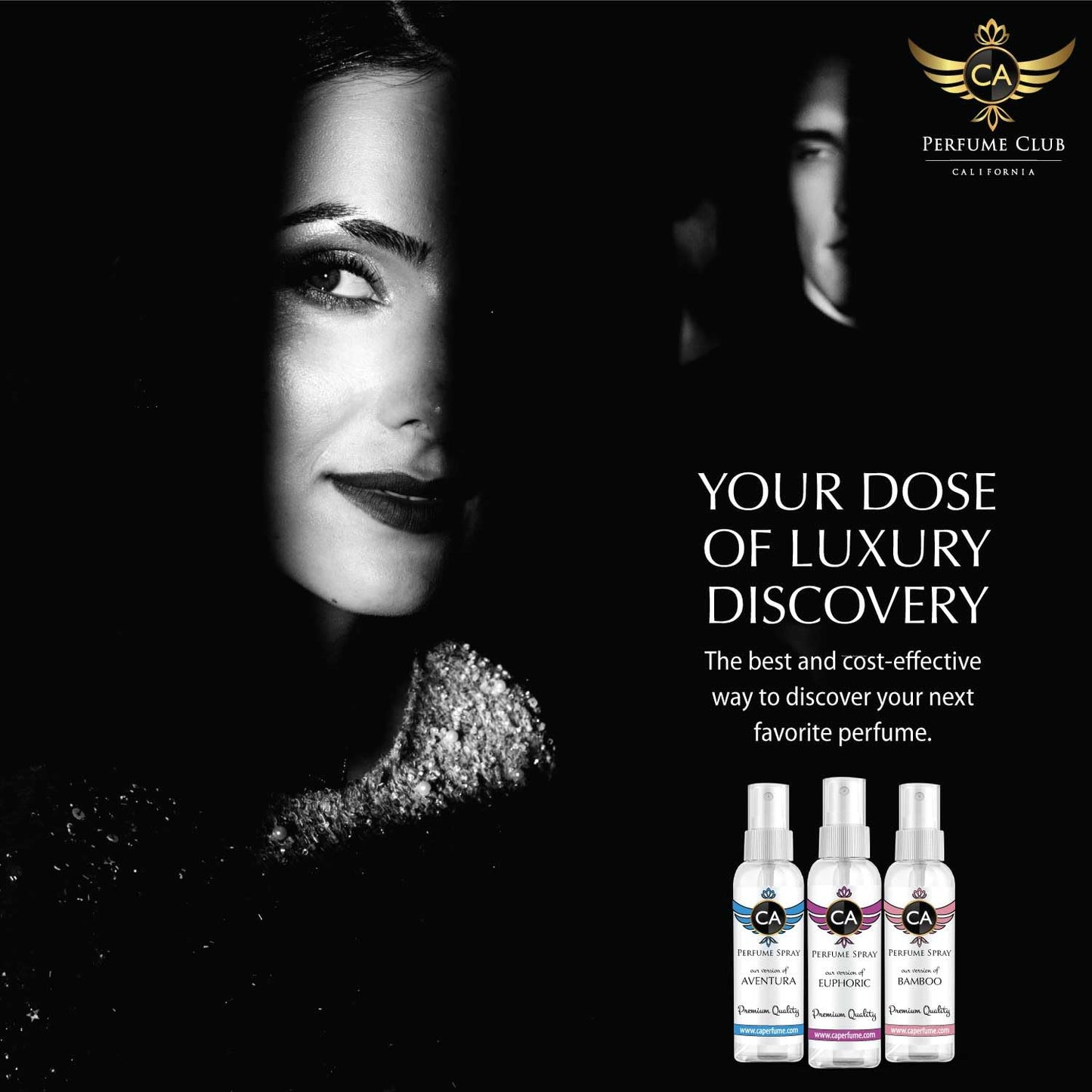 CA Perfume Eco Refill Impression of La Nuit Homme For Men Cologne Eau de Parfum Spray Refillable Bottle 2 Fl Oz/60ml-X1