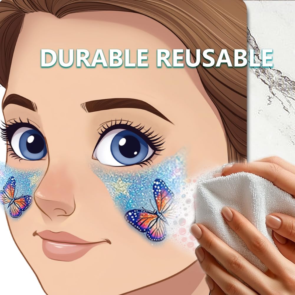 4pcs Face Painting Practice Board Kits A4 Reusable Makeup Paint Practice Board Facial Painting Excersize Template Stage Make-up Look Designs Tool Paint Supplies for Makeup Beginner