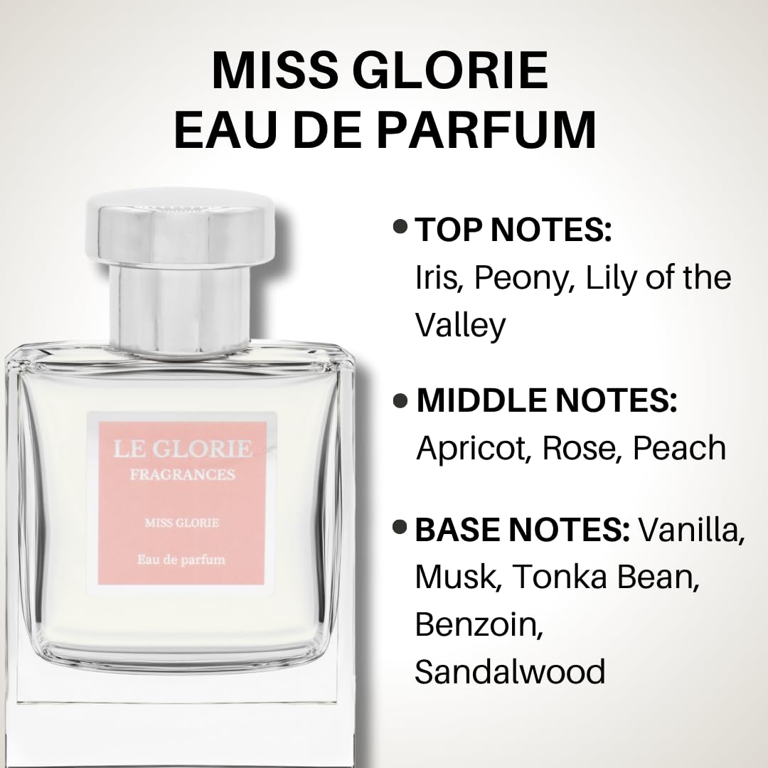 inspired by M.i.ss D. Miss Glorie EDP, Long Lasting Luxury Perfume Spray for Women, Cruelty Free - 0.33 oz 10ml