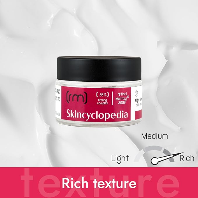 Pure Retinol Night Moisturizer, with Anti-Aging Pro Matrixyl 3000, Oil Free Skin Matrix Enhancer & Skin Care Firming Complex 20% for Fine Lines, Dark Spots, Post-Acne Scars.