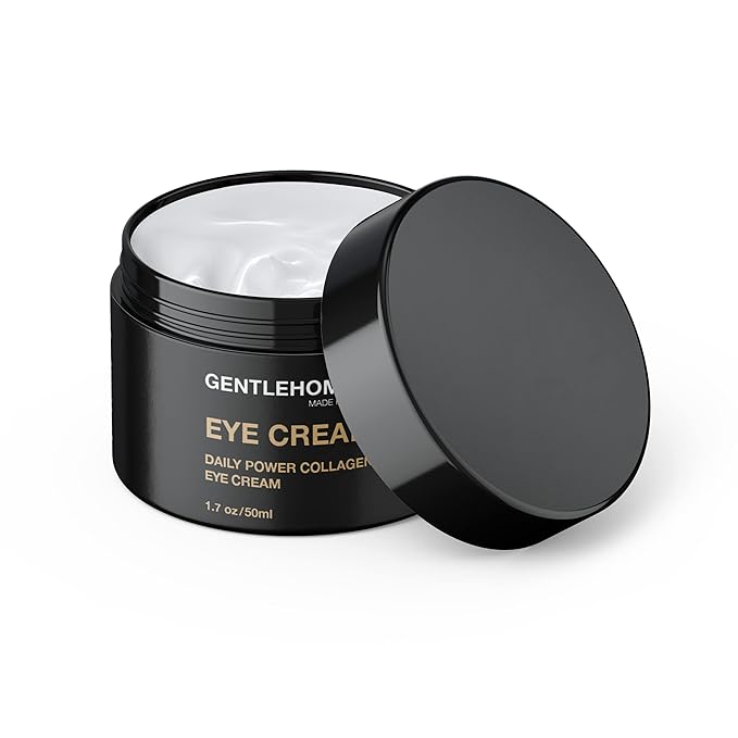 Collagen Eye Cream - Men’s Eye Cream - With Collagen, Hyaluronic Acid & Caffeine - Helps Smooth, Restore & Hydrate Under Eyes - For Wrinkles & Dark Circles -All Skin Types -Vegan - 1.7oz