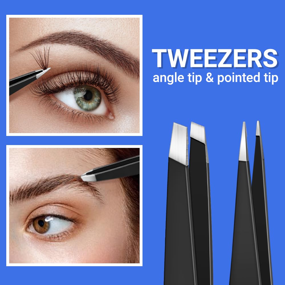 TsMADDTs Blackhead Remover Pimple Extractor Acne Treatment Tool, Comedones Removal Kit for Blemish, Whitehead, 8 Pcs Pimple Popper Tool Kit for Facial and Nose