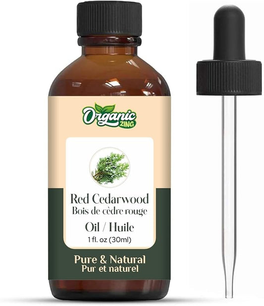 Red Cedarwood (Thuja plicata) Oil | Pure & Natural Essential Oil for Aroma, Skincare & Massage- 30ml/1.01fl oz