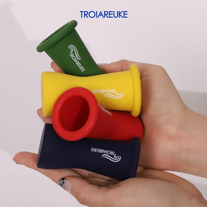 TROIAREUKE Lifting Cupping Therapy / Korean Face Massager / For Wrinkles, Facial Lifting, lymph Circulation, Muscle Relaxing, Slimming, Eye Puffiness, Anti-aging, Korean Skin Care (RED)