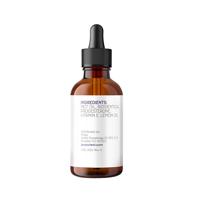 Proov - Lemon Balancing Oil - Natural Progesterone, Vitamin E - Hormone Balance For Women - Fertility & Menopause Support - More Effective than Progesterone Creams - 2-3 Month Supply - 30 ml