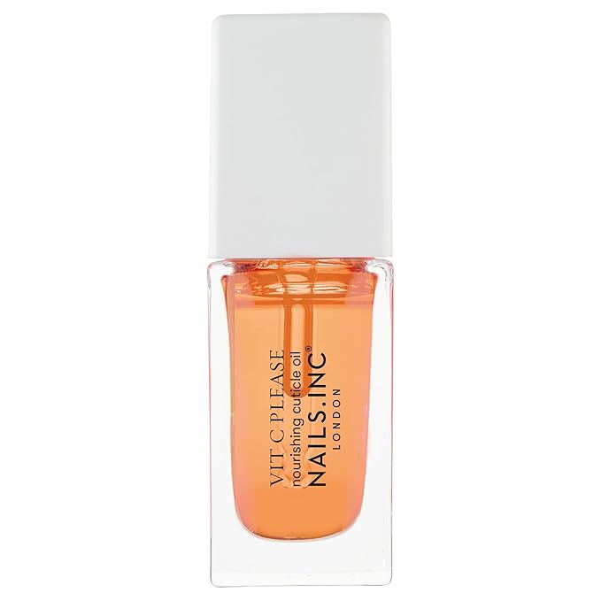 Nails.INC Mini Nail Treatment Duo, Includes Glow and Grow Nail Growth Treatment and Vit C Please Nourishing Cuticle Oil, With Active Skincare Ingredients to Promote Nail Health, Cruelty Free, Vegan