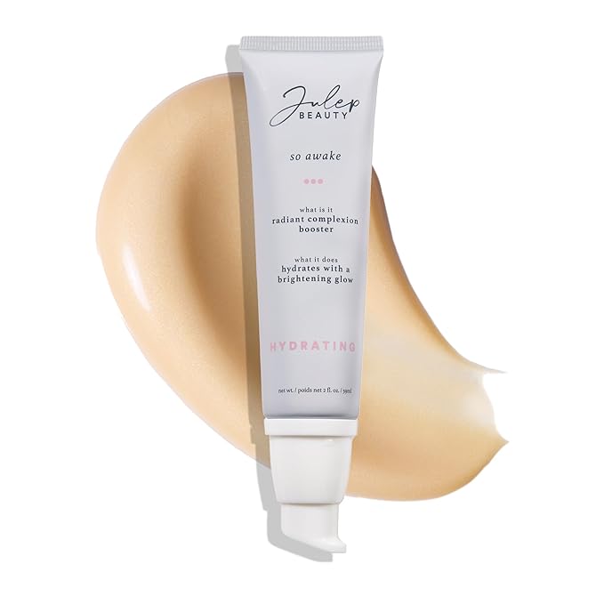 Julep Glow Essentials: Antioxidant Rosehip Seed Facial Oil, So Awake Snail Mucin Radiant Complexion Booster & Moisturizer, and 24/7 Lip Treatment -Sheer Joy - Complete Hydration and Nourishment Set