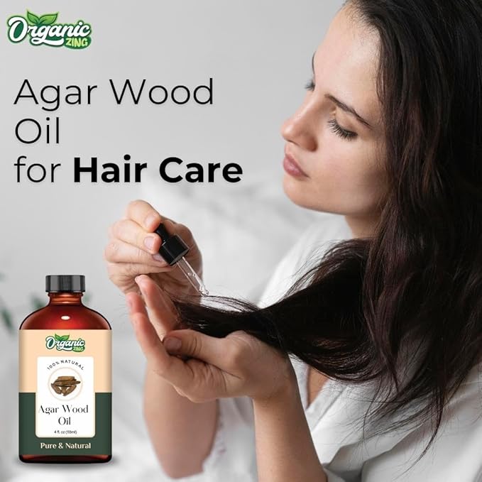 Agarwood (Aquilaria malaccensis) Oil | Pure & Natural Essential Oil for Skincare, Aroma & Diffusers - 118ml/3.99fl oz