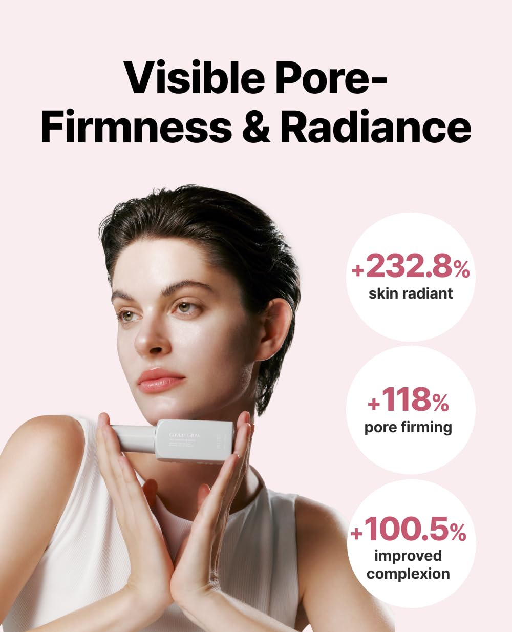 Delere Caviar Glow Smoothing Serum | Caviar Collagen with Niacinamide and Retinol for Face | Korean Serum for Glowing Skin and Radiant Glass Skin, 1.7oz