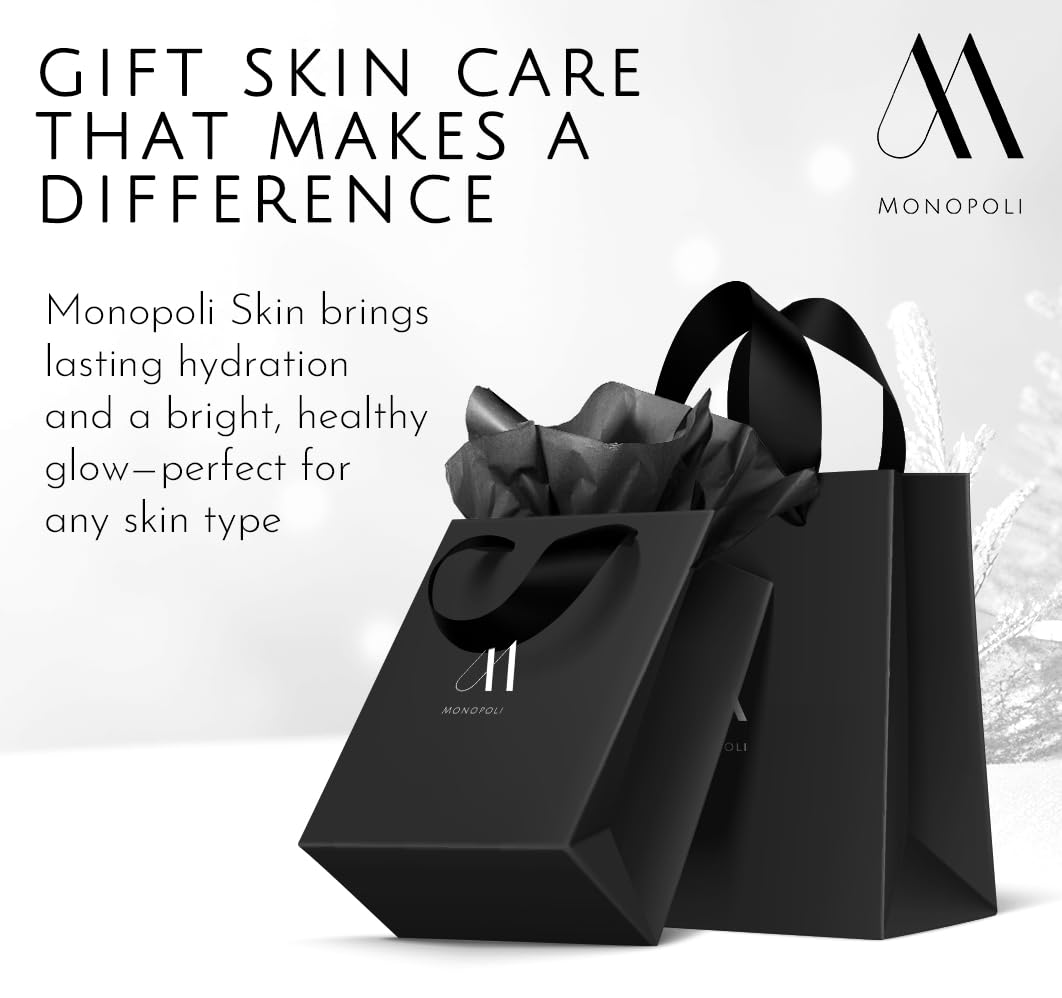 Monopoli Skin Care Set | Complete Routine: 9-Piece Face Care Set for Women & Teens for Anti-Aging, Hydration & Acne Control | Skincare Gift Set & Kits | Premium Skincare Set with Educational Resources