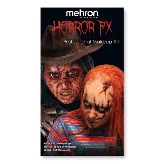 Mehron Makeup Premium Character Kits| Character Kits for Halloween & Cosplay| Made in the USA | Complete Kit Includes all Makeup, Tools, & Instructions on How to Create the Look | (Horror FX)