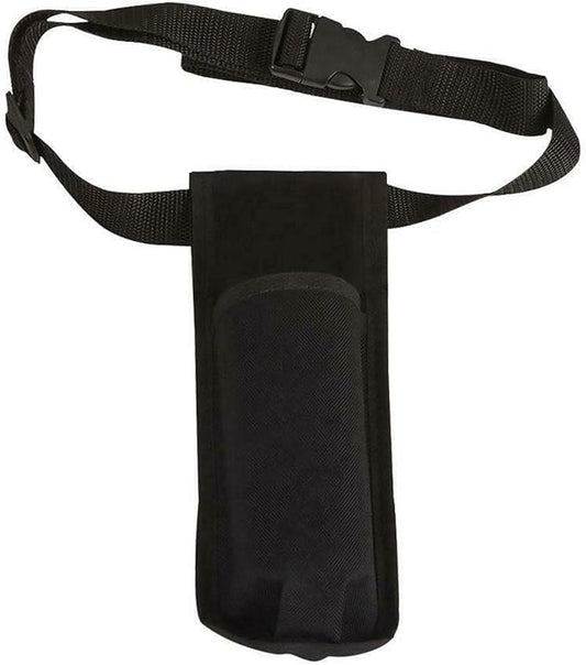 SYCOOVEN Professional Massage Therapist Holster with Adjustable Belt, Massage Bottle Holster, Massage Oil Waist Bag Single Bottle Lotion Holster(black)