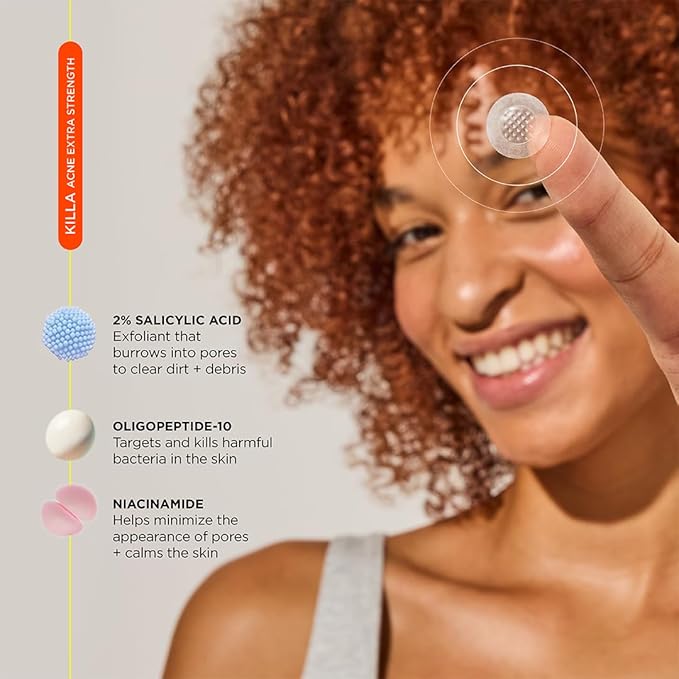 ZitSticka Extra Strength Killa Acne Patches for Face - World's Most Potent Pimple Patch with Fast-Acting Microdarts - Starts Working within 2 Hours for Deep, Early-Stage Zits & Blemish - 20 Count