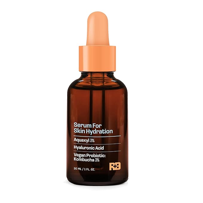 Skin Serum for Skin Hydration with Aquaxyl, Hyaluronic Acid and Kombucha 1 oz. - Skin Serum Hydrating Treatment, Serum for Face Hydrating