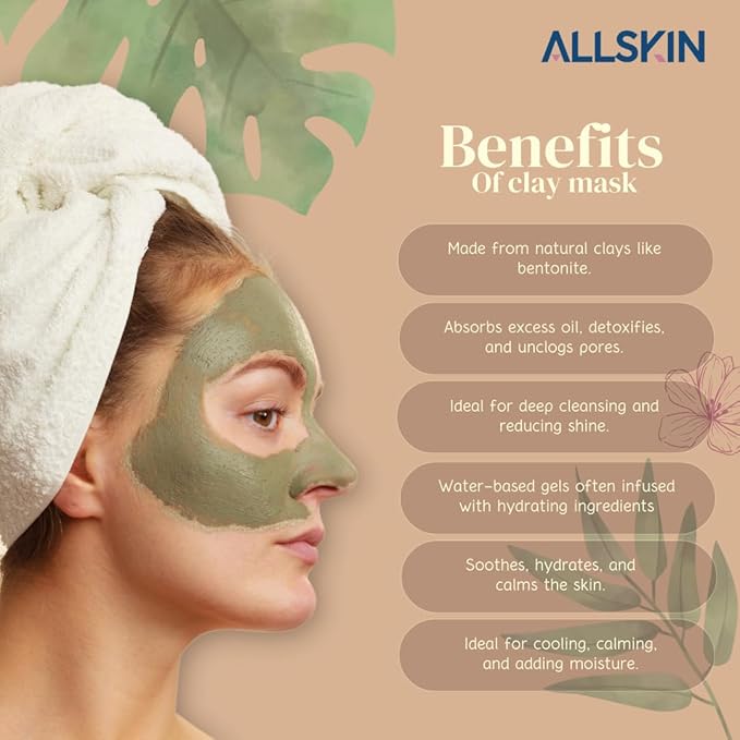 2pcs combo 100% Natural Multani Mitti with 20% Rose Petal Extract and 100% Organic Natural Alum Stone, fitkari | Fuller's Earth Clay
