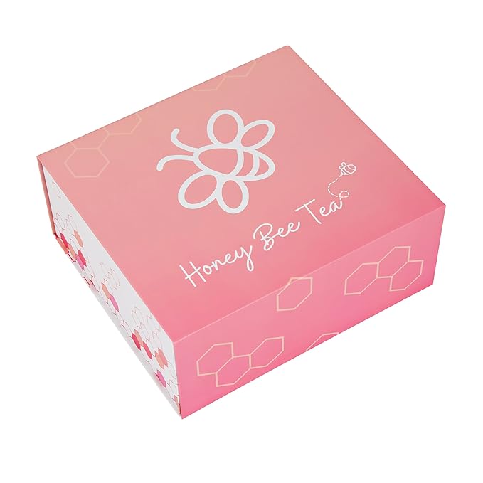Birthday Bridesmaid Graduation 7 Piece Gift Set | Gifts for Women | 7 Piece Set | Hand Picked Beautifully Packaged | Luxury Spa Gift Featuring Naples Soap Company | Honey Bee Tea™
