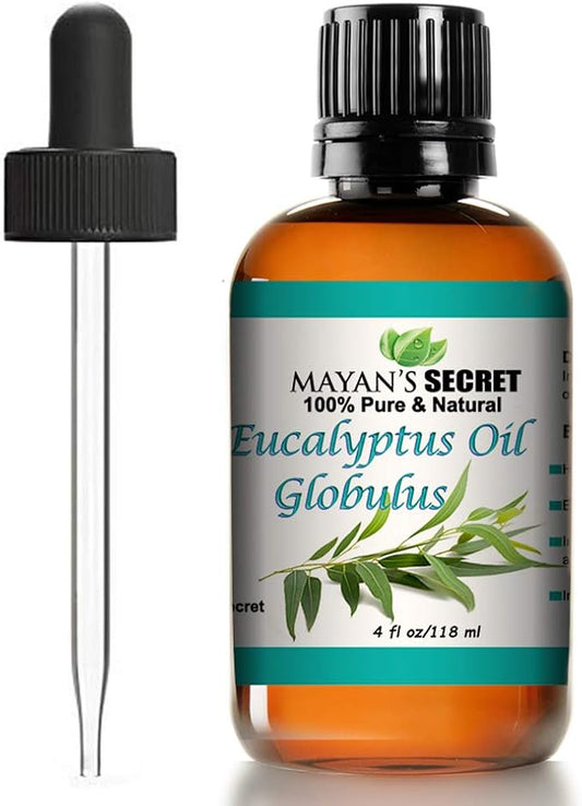 Pure Carrier and Essential Oils for Skin Care, Hair, Body Moisturizer for Face-Anti Aging Skin Care (Eucalyptus Globulus Oil, 4oz)