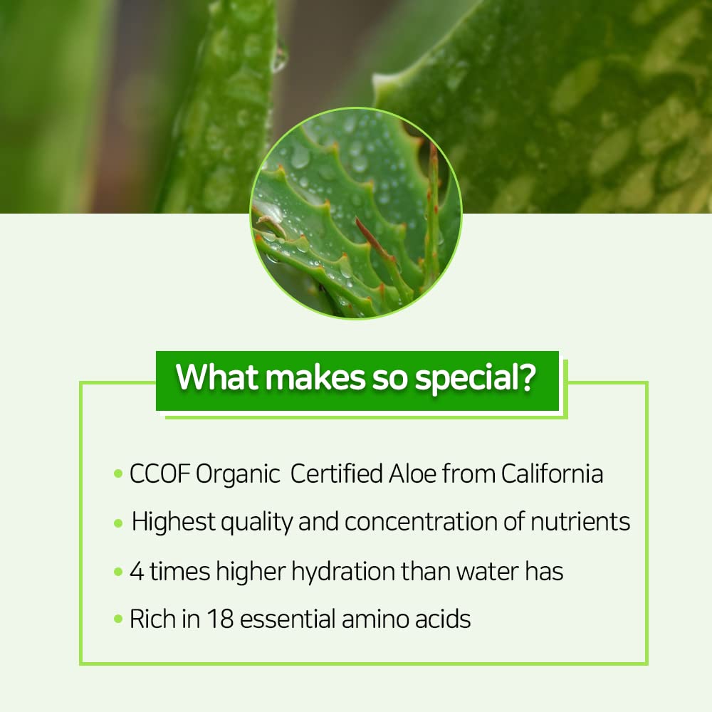 Nature Republic Mild & Moisture Aloe Vera Toner (NEW Ver.) Quick Hydration&fast absorbing non-sticky texture, Aftersun&Shave,Moisturizing Face Skin & Hair,korean skin care All Skin Types 150ml/5.24oz