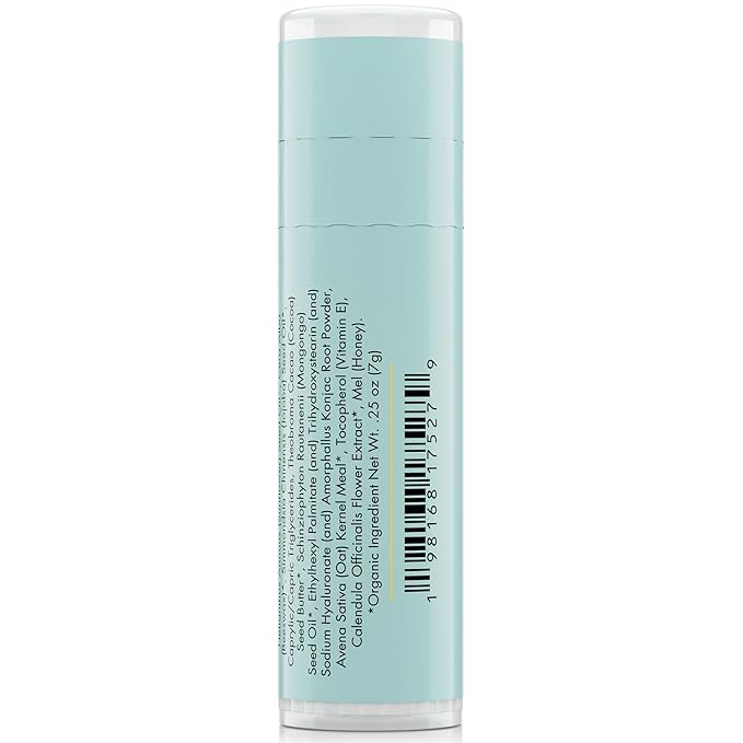 Nourishing & Hydrating Lip Balm - Naturally Soothing Lip Moisturizer for Eczema & Dry Cracked Lips - Moisturizing Lip Care with Mongongo Oil & Manuka Honey (.25 oz)