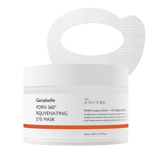 PDRN 360° Rejuvenating Eye Mask – Full Eye Area Care for Hydration, Firming & Elasticity with PDRN & Peptides – Targets Dark Circles, Puffiness & Fine Lines – 3.38 fl oz.