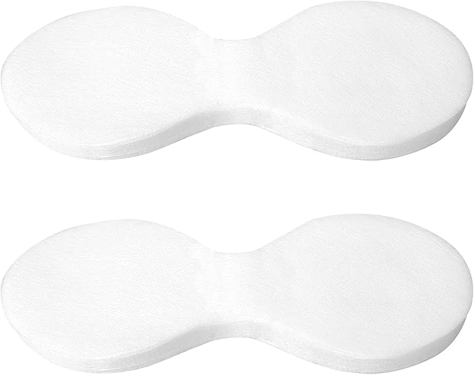 200 Sheets Disposable Eye Mask Paper, Natural Silk Eye Cover for Facial Spa Eye Care Patches Paper DIY Eye Covers Disposable for Spa Eye Care