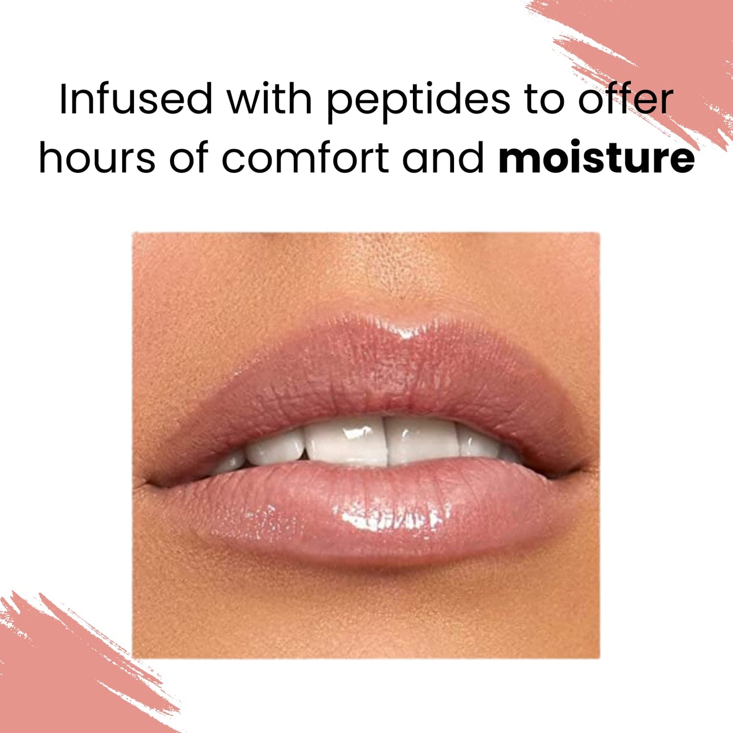 nude envie - Lip Gloss - High-Shine Finish - Moisturizing & Easy Application - Luxury Hydration - Non-Sticky Formula - With Vitamin E & Jojoba Oil - Vegan, Paraben-Free & Cruelty-Free - Affection