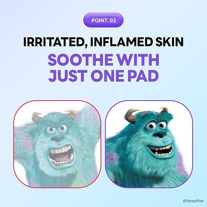 Mediheal Retinol Collagen Under Eye Patches & [Disney Pixar Edition] Madecassoside Blemish Toner Pad for Daily Blemish Care