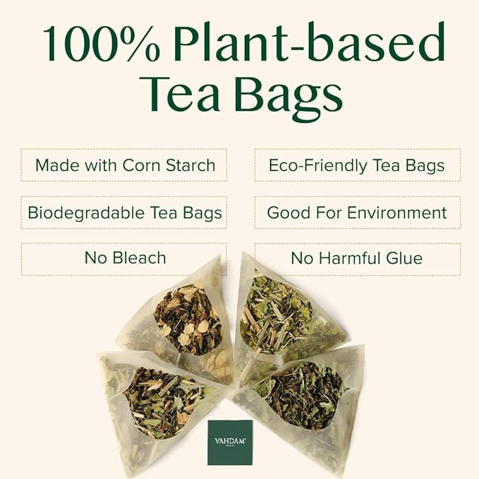VAHDAM, Sweet Cinnamon Tea | 100 Tea Bags | 100% Natural Spices | Cinnamon Masala Chai Tea Recipe | Spiced Chai Tea Bag | Brew as Hot or Iced