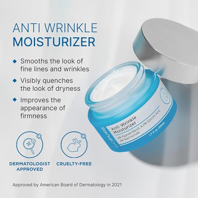 goPure Ultimate Firming Set - Skincare Routine for Firmer-Looking Skin, 4 Piece Set Includes Tightening Neck Cream, Hydrating Eye Cream, Anti-Aging Moisturizer and Firming Retinol Serum