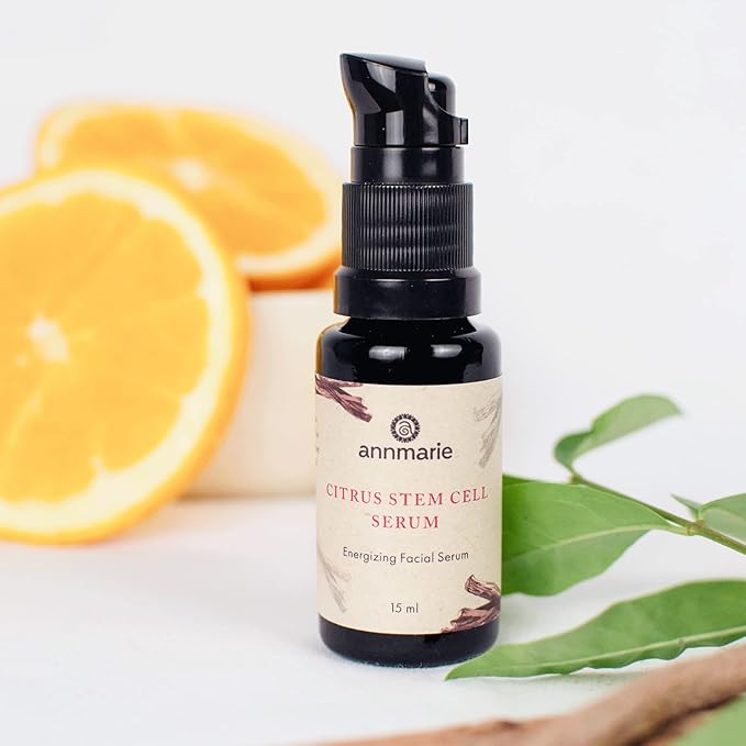 Annmarie Skin Care Citrus Stem Cell Serum - Aloe-Vera Based Serum with Citrus-Derived Stem Cells, Brightening & Toning Serum for Dark Spots, Dry & Dull Skin, All Skin Types (15ml, 0.5 fl oz)