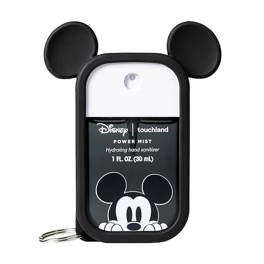 Touchland & Disney Special Edition Hand Sanitizer + Mist Case, Scented & Stylish Hydrating Sanitizer Spray Bundle, Travel Size, Dye Free