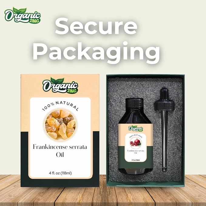 Frankincense Serrata (Boswellia serrata) Oil | Pure & Natural Essential Oil for Skincare, Aroma and Diffusers - 118ml/3.99fl oz