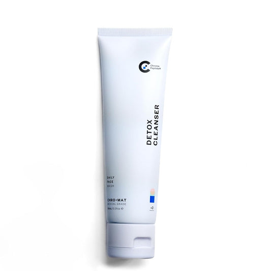 CHROMAT Detox Cleanser – 90mL – Daily Face Wash with Exfoliating Peptides, Hydration Boost, Skin Barrier Strengthening
