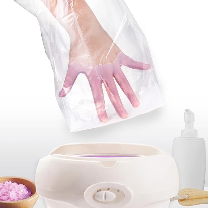 200 Counts - Ivy L Paraffin Hand & Foot Glove Bag Protectors Wax Works Thermal Mitt Liner Professional Cozy Liners Hand or Foot 15 x 10 Inches