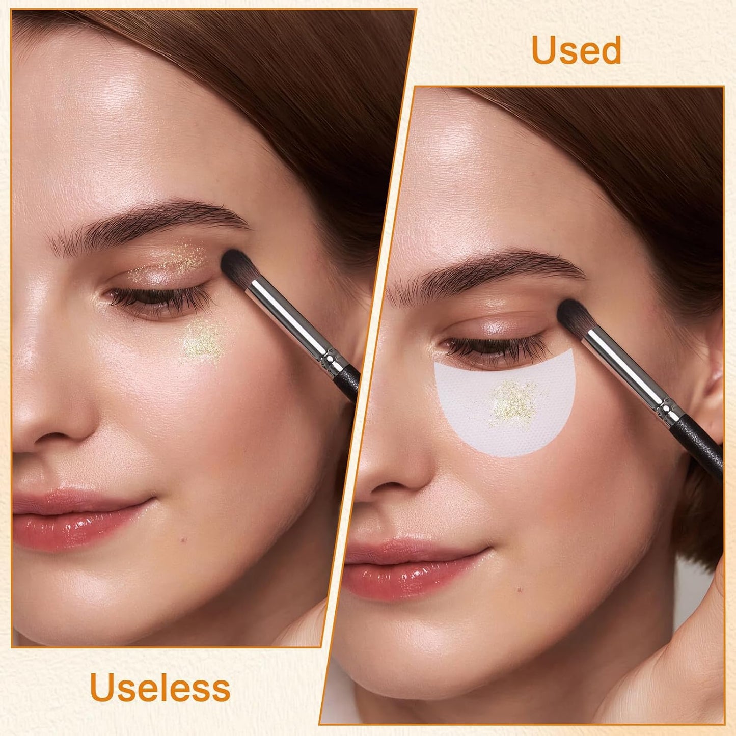 400 Pcs Disposable Eyeshadow Shields, Makeup Tape for Eyeliner, Lash Extensions & Lip Tinting, Smudge-Proof, Residue-Free Eyeshadow Tape for Eye Makeup