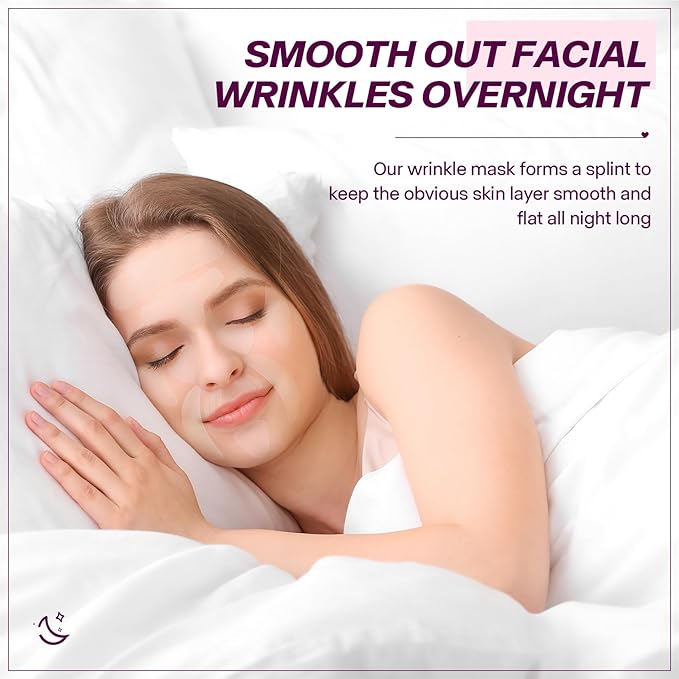 Silicone Face Patches, 192pcs Facial Skin Wrinkle Patches Silicone Mask Face Facial Patches for Overnight Fine Line, Forehead & Under Eyes, Smile Lines Smoothing