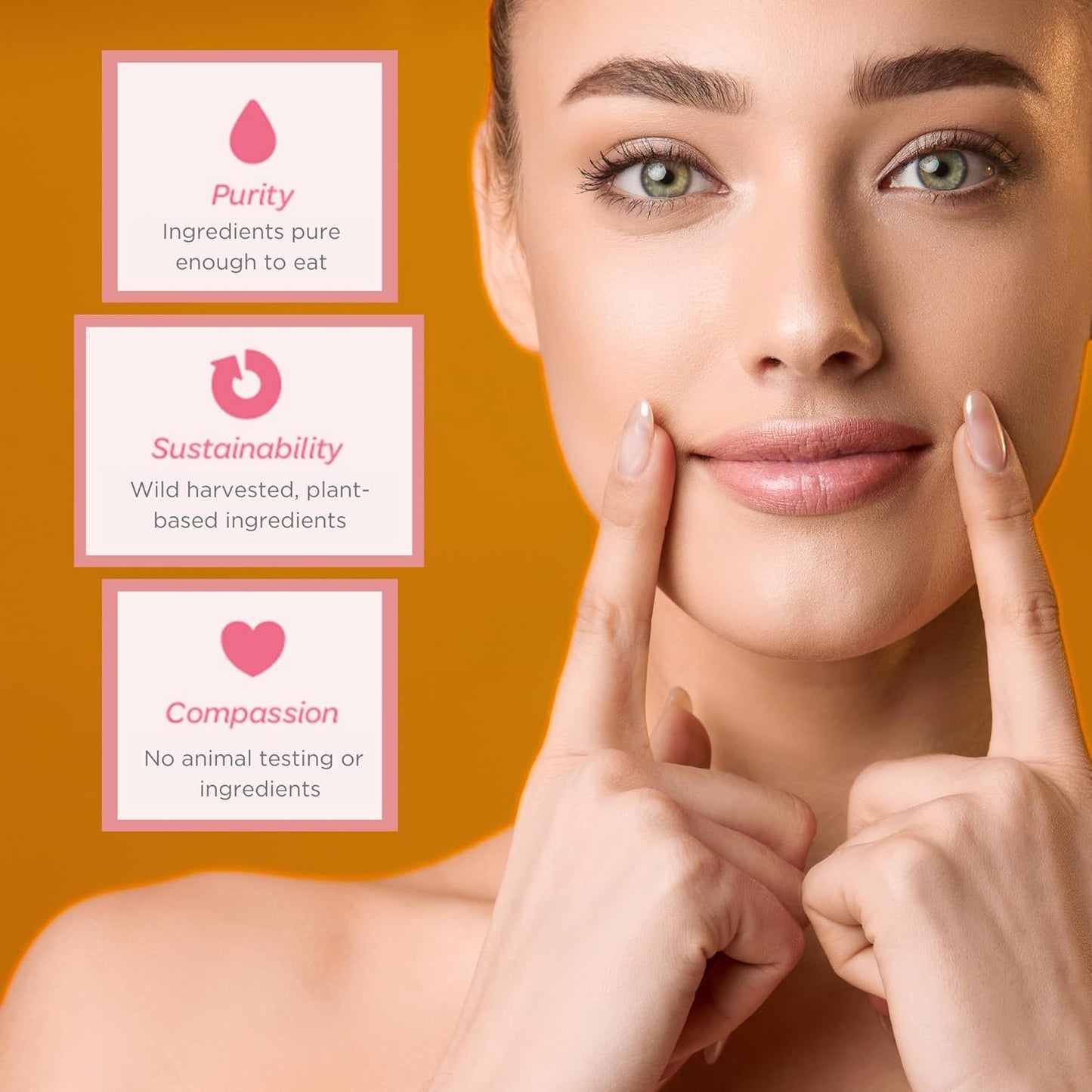 Ellovi Natural Lip Butter Lip Balm - Blossom - Pure Enough to Eat - Made With Just 6 Vegan Ingredients - Moisturizing Lip Care for All Day Hydration (3-Pack)