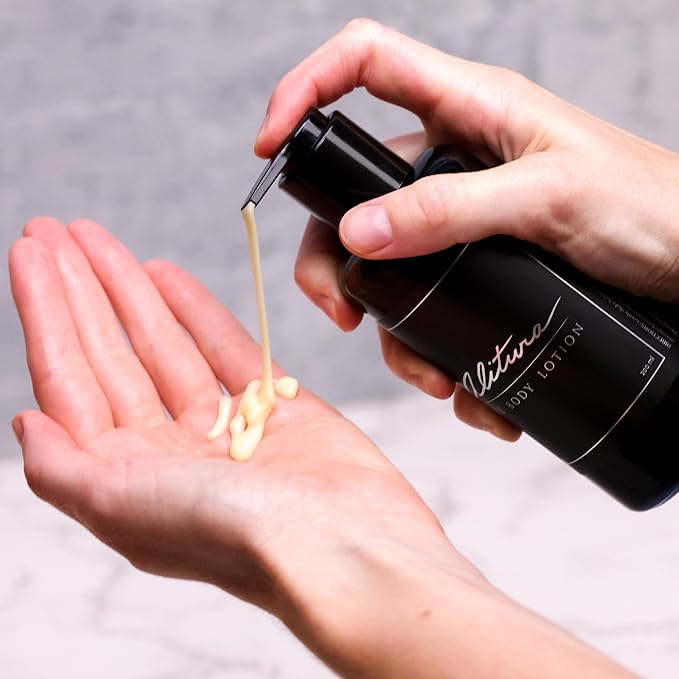 Alitura Naturals Body Lotion. Moisturize, Protect and Repair Your Skin with an Effective, Anti-Aging Daily Body Cream. Made with Organic Ingredients, Essential Oils for Men and Women (200 ml)