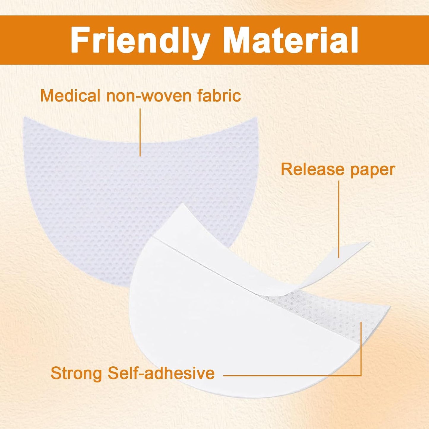 400 Pcs Disposable Eyeshadow Shields, Makeup Tape for Eyeliner, Lash Extensions & Lip Tinting, Smudge-Proof, Residue-Free Eyeshadow Tape for Eye Makeup