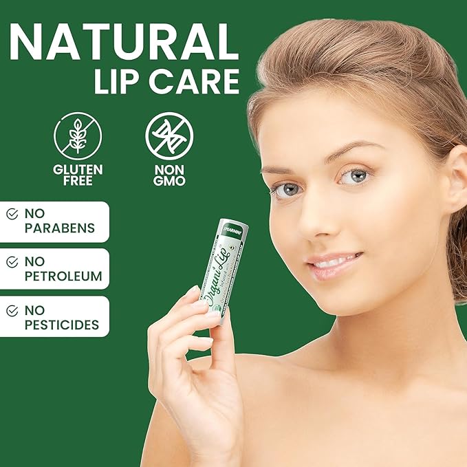 OrganiLip Organic Lip Balm, Spearmint Flavor, Ultra Hydrating Lip Moisturizer for Cracked or Dry Lips, Infused With Organic Sea Buckthorn, Oval Shaped Tube, USDA Certified Organic, 1 Pack